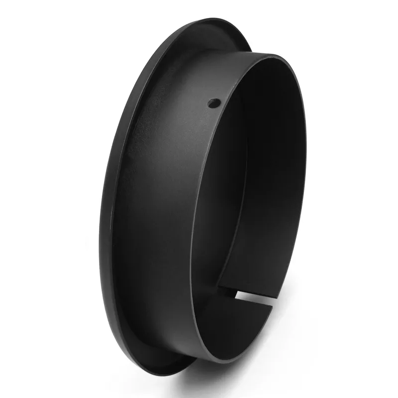 Raik Basic clapet aveugle 180mm noir pour tuyau de fumée / conduit de fumée