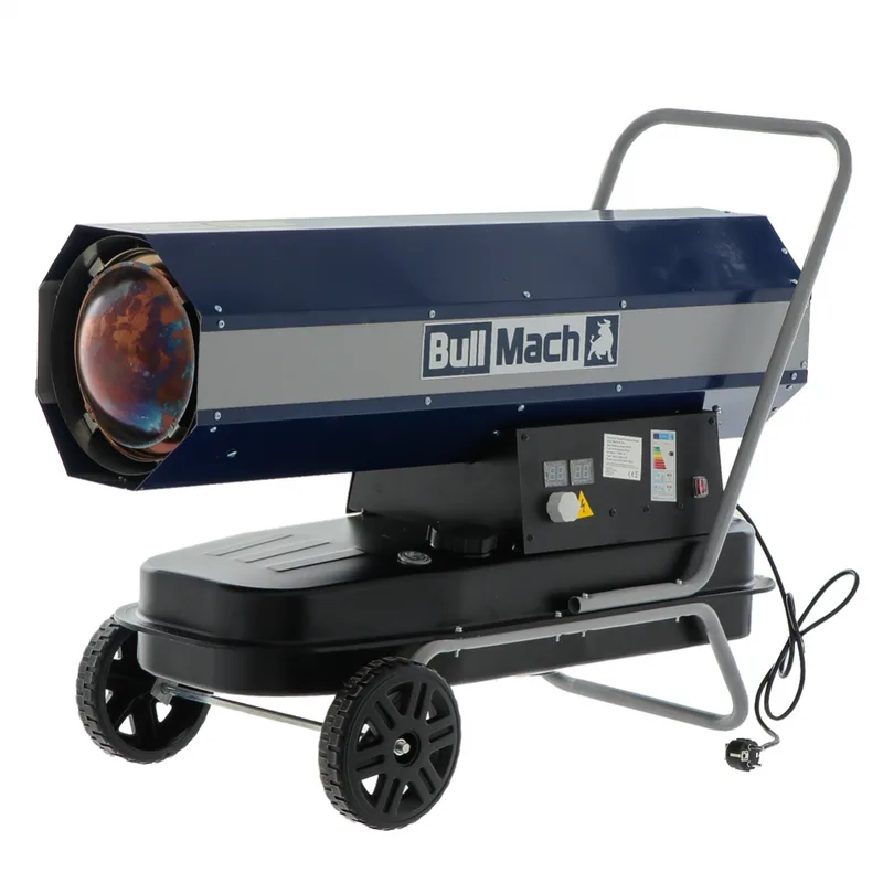 BullMach BM-DDH 60 - Générateur d'air chaud diesel - à combustion directe - sur chariot - 60kW