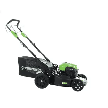 Greenworks GD40LM46SPK4 - Tondeuse à gazon électrique à batterie 40V/4Ah - Coupe 46 cm