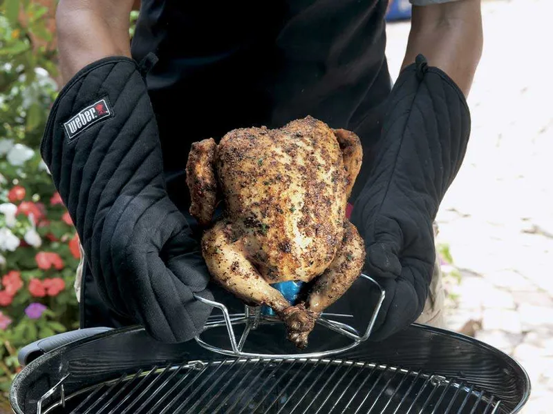 Support de cuisson pour poulet Weber