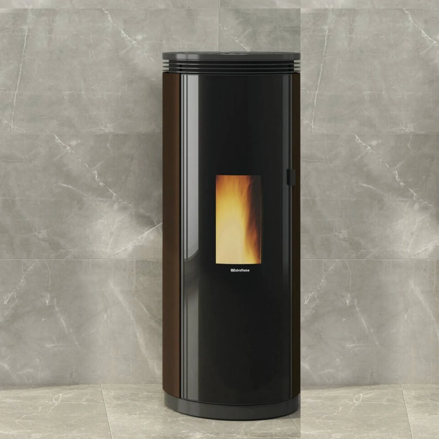 Extraflame pamela steel - Bronze poêle à granulés evolution line