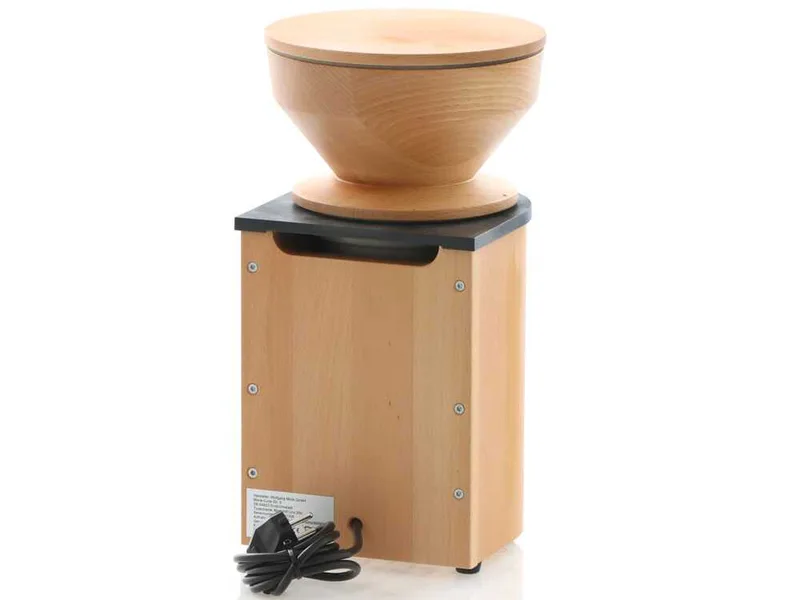 Mockmill Lino 200 - Moulin à farine en bois avec meules en pierre - 600W