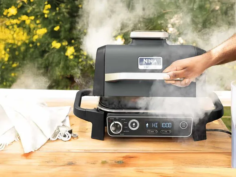 Plaque lisse pour barbecue électrique Woodfire - Ninja