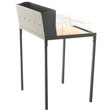 Famur BK7 Light - Barbecue à bois et charbon