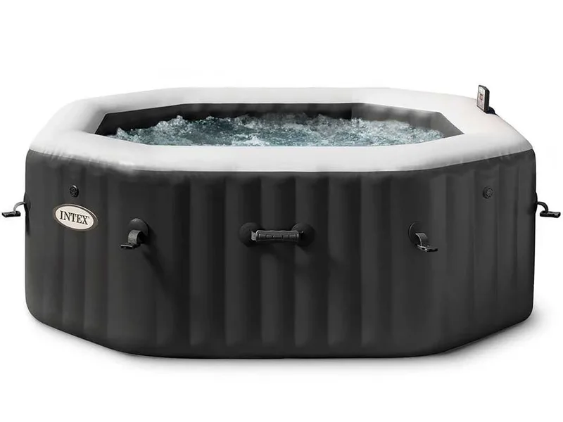 Intex Octogonale Jet & Bubble Deluxe 28458EX - Ø201x71 cm - Spa gonflable à hydromassage