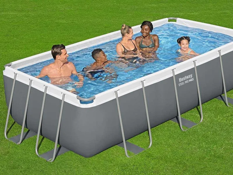 Bestway Steel Pro Max 56442 - 404x201x100 cm - Piscine hors-sol pour 5-6 personnes