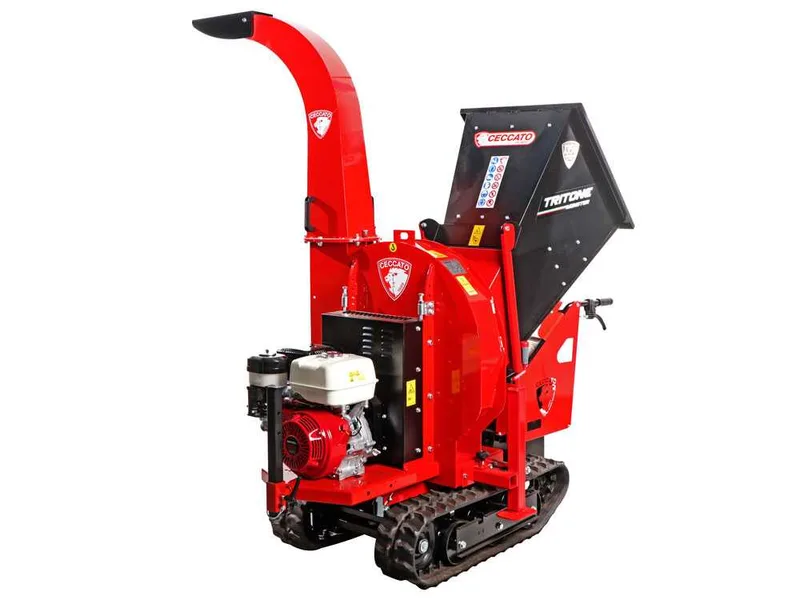 Ceccato Tritone Monster Cingo - Broyeur autotracté à chenilles - Moteur Honda GX390