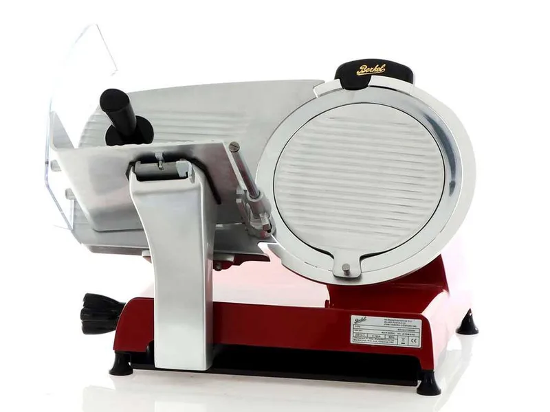Berkel Red Line 300 Rouge - Trancheuse avec lame en acier chromé de 300 mm