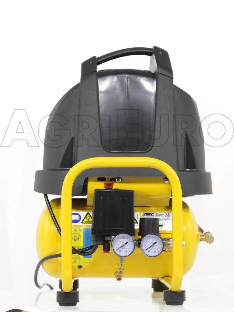 Abac vento B15 Baseline - Compresseur d'air électrique portatif monophasé, oil-less - Moteur 1.5 CV - 6 L