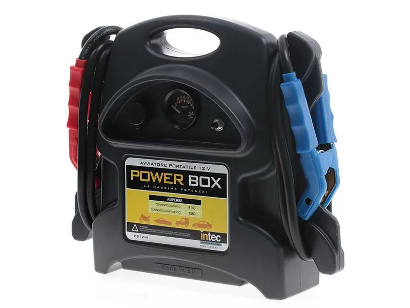 Intec PB12-M - Démarreur professionnel 12V - portable à batterie - courant de démarrage 1380A
