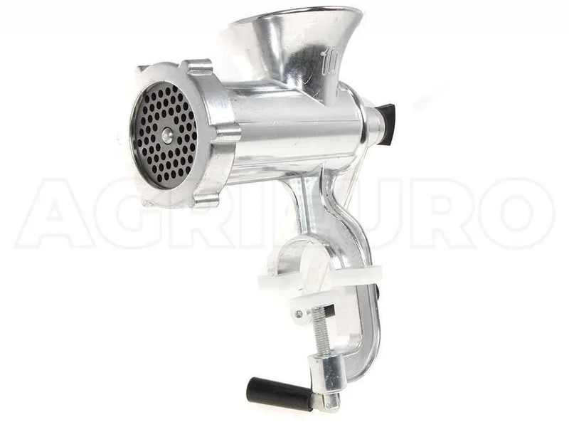 Palumbo Pavi n°10 - Hachoir à viande manuel à manivelle - en aluminium
