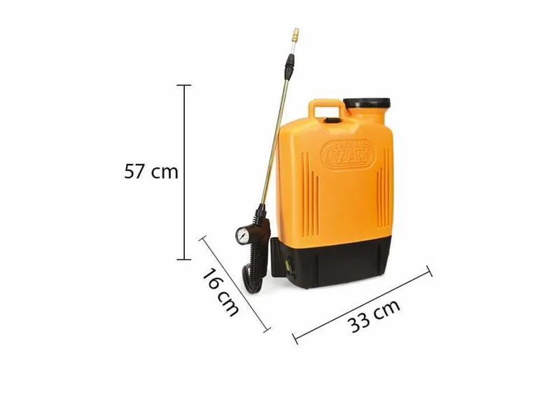 Volpi Elettrolithium 15 lt - Pompe de pulvérisation électrique à batterie - À dos - 12V