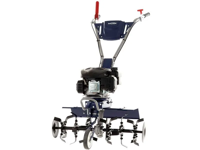 BullMach FLORA 60 - Motobineuse à essence 4,5 CV - Moteur Loncin 139 cm3