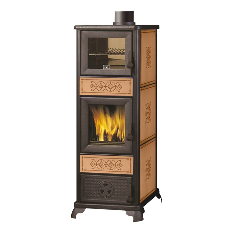 EK63 Decor C Evo Poêle à bois céramique cuir