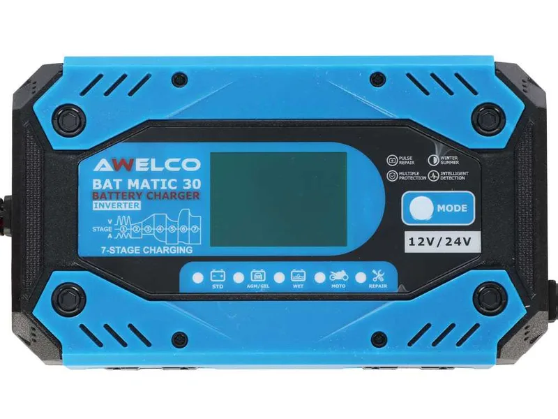 Awelco BAT MATIC 30 - Chargeur et mainteneur de charge - 12/24 V