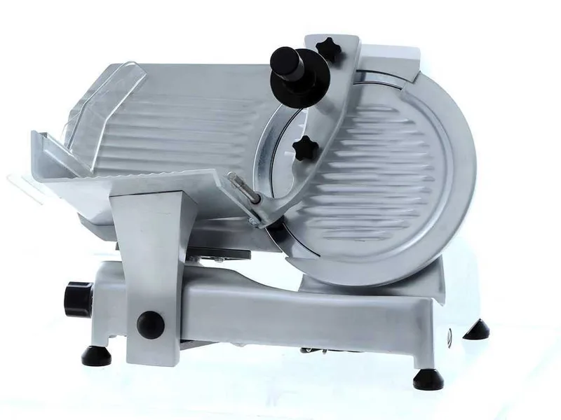 Trancheuse FAC F 250 R - Corps en Alliage d'aluminium anodisé - Avec parties lavables - Lame de 250 mm - Affûteur fixe