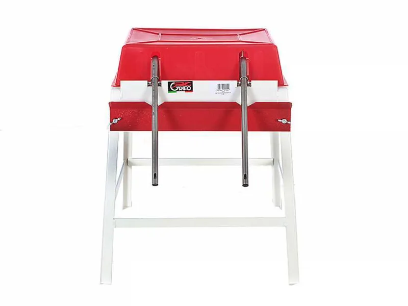Grifo à 2 robinets - Remplisseuse manuelle avec becs inox et réservoir en plastique