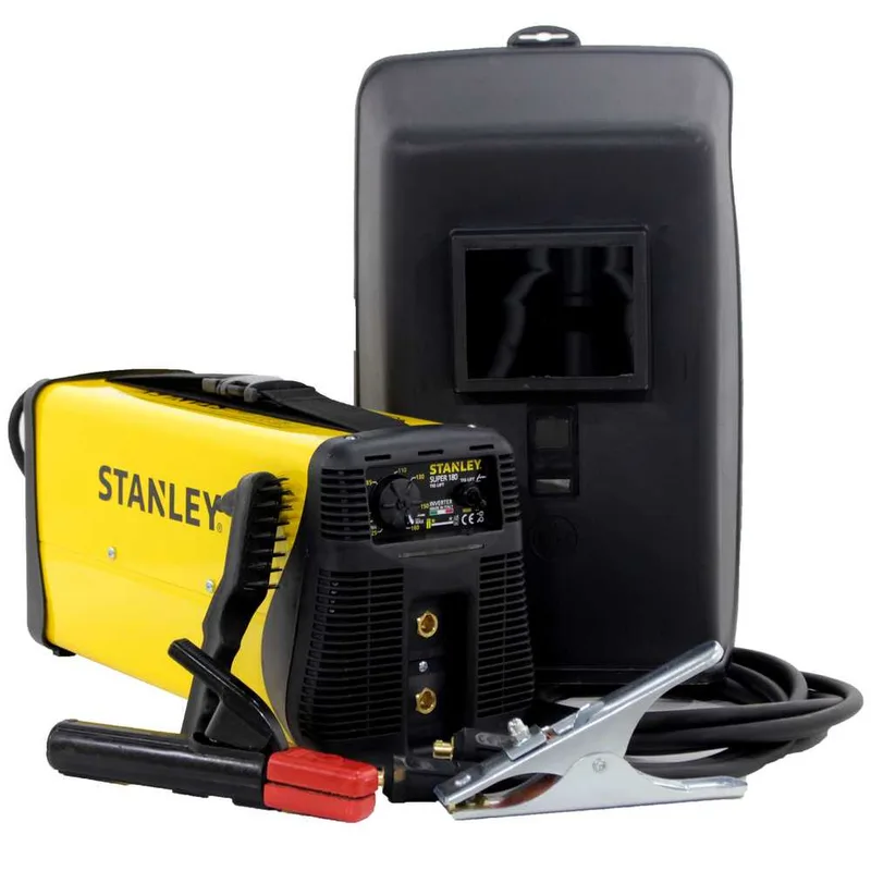 Poste à souder inverter MMA Stanley SUPER180 TIG LIFT - 160A - 230V @160A - valise, kit