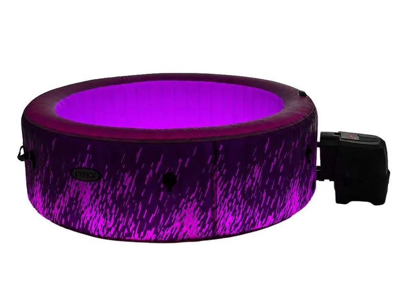 Intex PureSpa Bubble Glow Deluxe - Ø 196 × 71 cm - Spa gonflable 28494NP