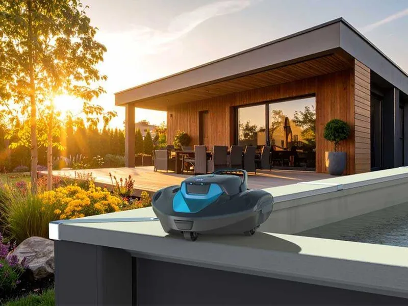 Gre Moovo 90 - Robot nettoyeur de piscine à batterie