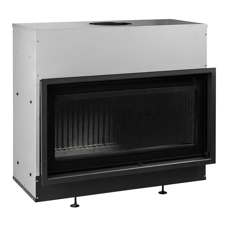 Dovre Vista 901C/V2 insert de cheminée à bois avec lamelles en fonte dans le foyer