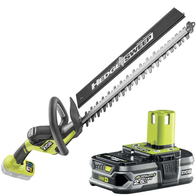 RYOBI RY18HT50A-125 - Taille-haie à batterie - 18V/2.5Ah - Lame de 50 cm