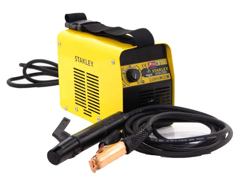 Poste à souder inverter MMA Stanley STAR 2500 - 80 A - 230V - cycle @100A - kit complet
