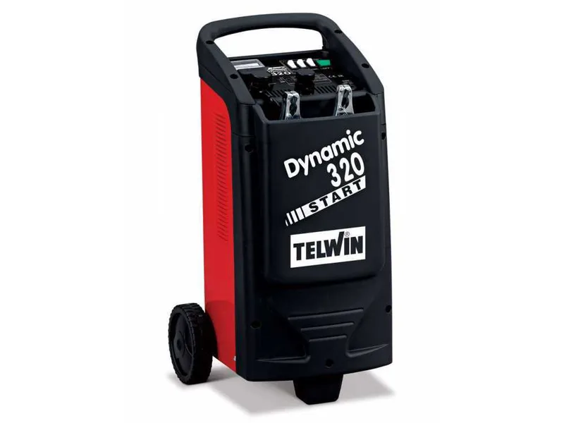 Telwin Dynamic 320 Start - Chargeur de voiture et démarreur - batteries humides/démarrage-arrêt 12/24V