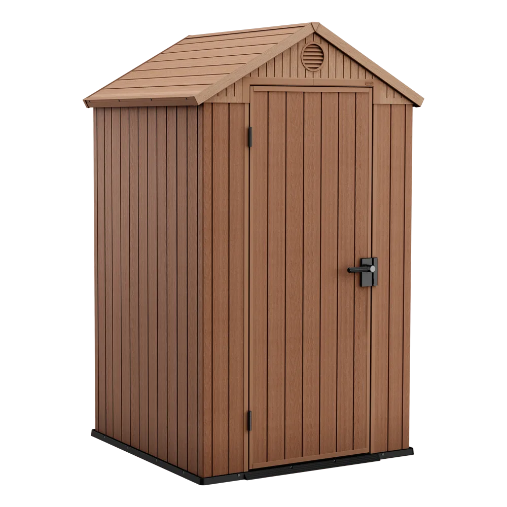 Keter Darwin marron - Abri de jardin - 123.8x117x205 cm