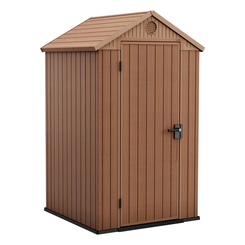 Keter Darwin marron - Abri de jardin - 123.8x117x205 cm