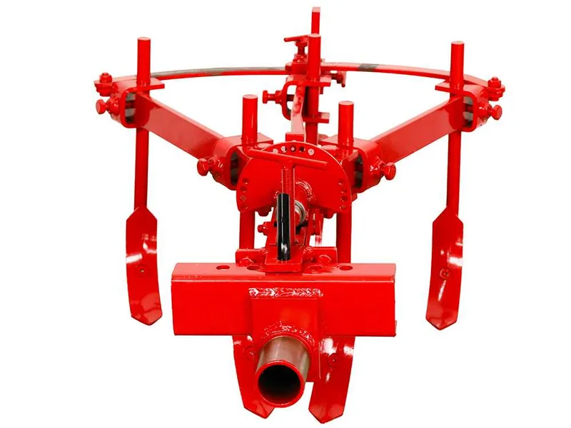 Extirpateur réglable à 5 socs ETR-5 avec attache rapide réglable et parre porte-outils - Pour motoculteurs de 6 à 10 CV