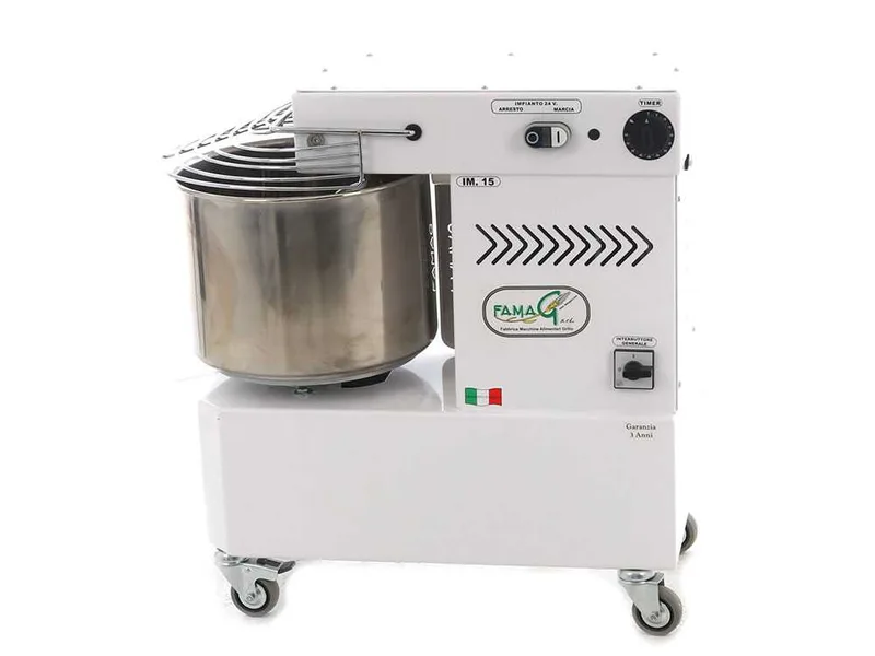 Pétrin à spirale électrique professionnel Famag IM15 monophasé - 12 KG