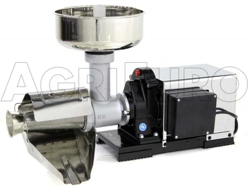 Épépineuse Reber 9000NP INOX - N.5 - Moteur à induction professionnel de 1200 W - Motoréducteur standard
