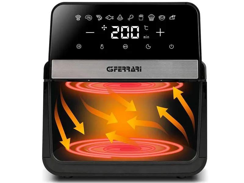 G3 Ferrari Friggisano 2X - Friteuse à air multifonction 8.5L