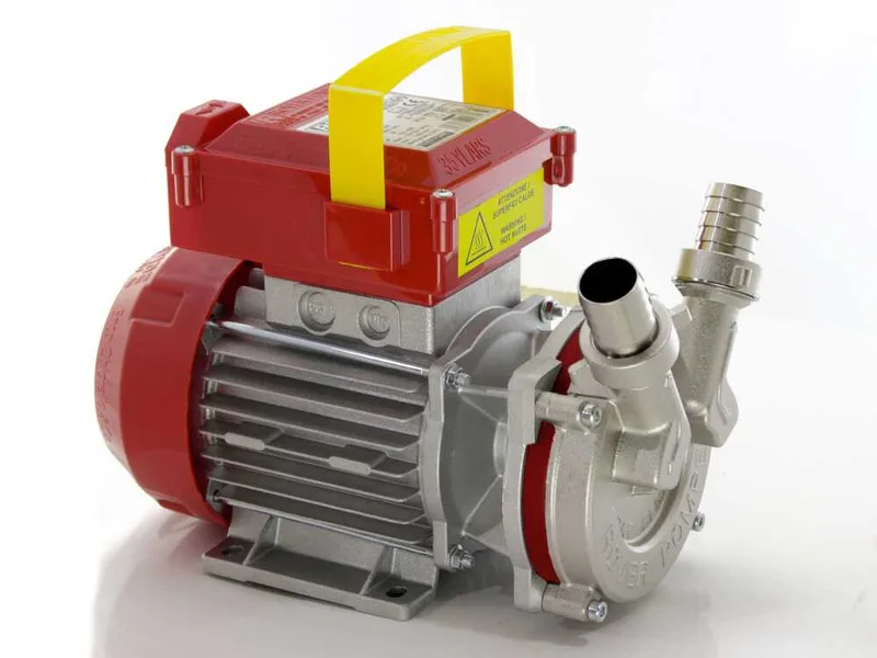 Rover Novax 25-OIL – Pompe électrique de transfert d’huile en alliage anticorrosion – Monophasée – 230 V