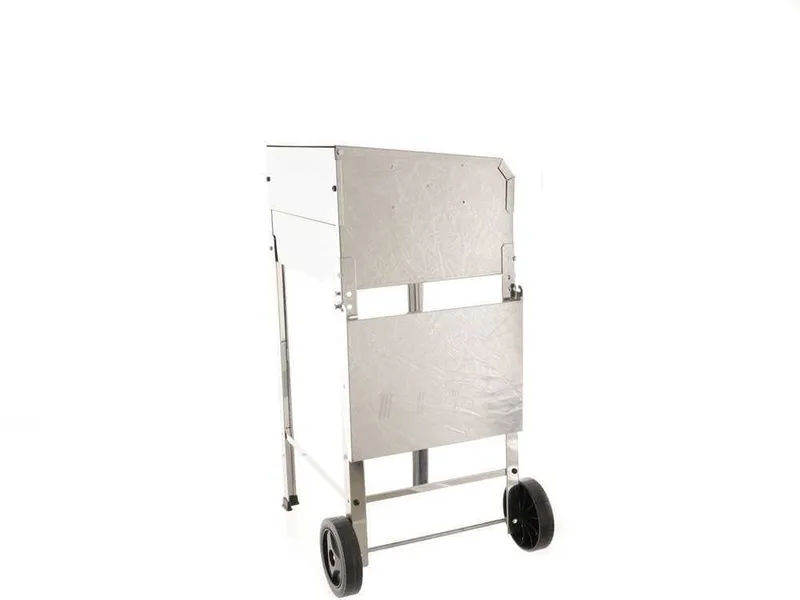 Mille Achille Small - Barbecue à charbon en acier inox artisanal - 47,5x37 cm