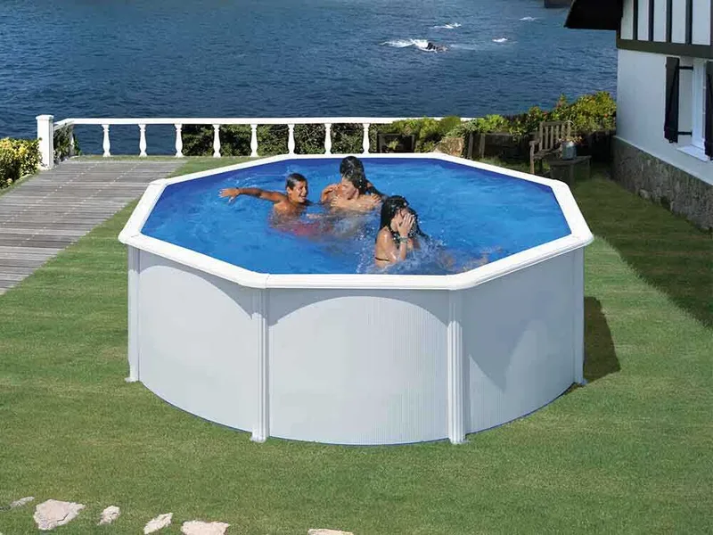 Gre Fidji Ronde Ø300 x 120 cm - Piscine hors-sol en acier