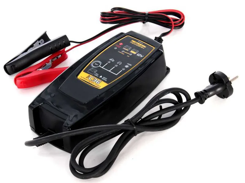 Deca SM C36 - Chargeur de voiture automatique - 12V - batteries de voiture et moto jusqu'à 75A