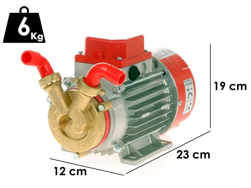 Rover Marina 20 - Pompe électrique de transfert en bronze - 24 V