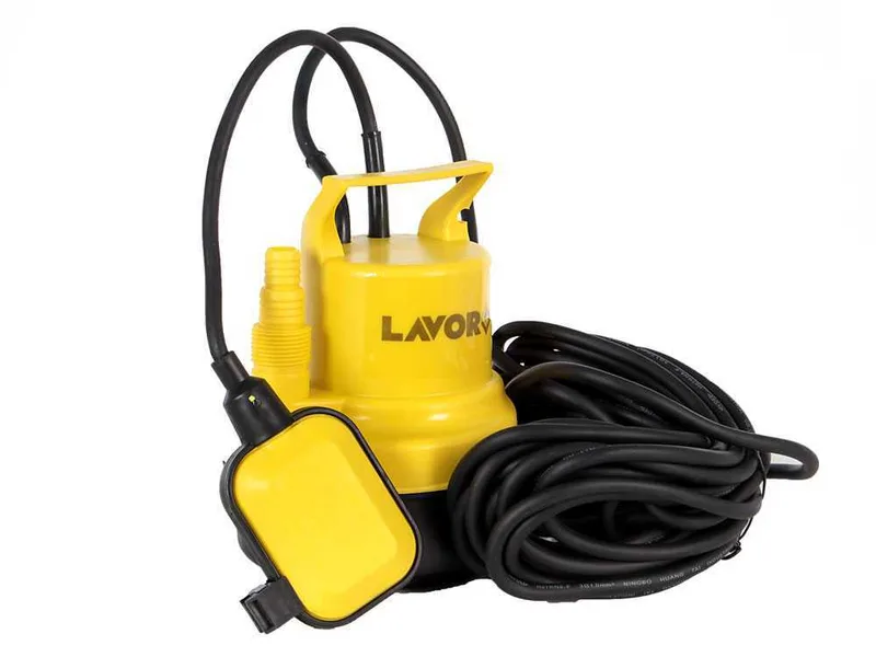 Pompe à immersion électrique pour eaux claires Lavor EDP-5000 - Electropompe de 350 W - 5000 l/h