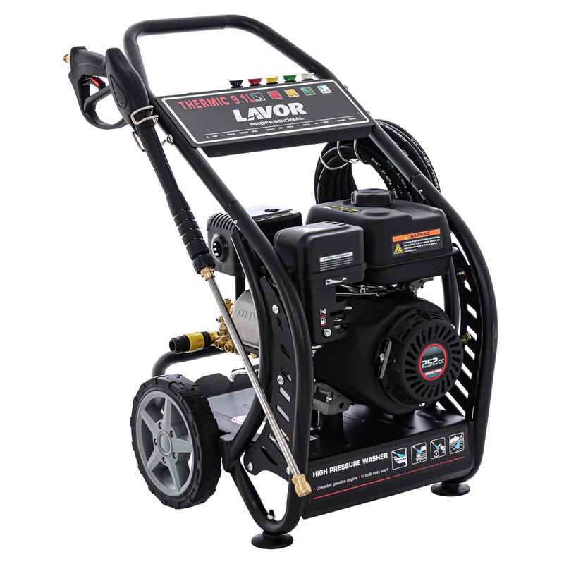 Lavor Thermic 9.1L - Nettoyeur haute pression thermique 220 bar - 780 L/h - moteur Loncin à essence 8 CV