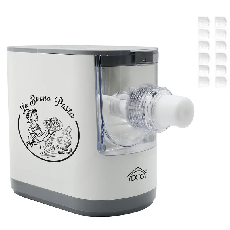 DCG PM1750 - Machine à pâtes électrique 2 en 1 - Pétrissage et extrusion