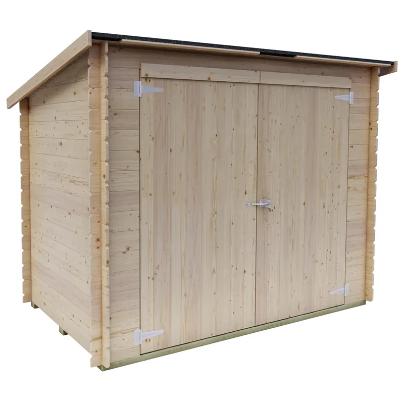 Alce Eureka 218x130 - Abri de jardin en bois - Toit à une pente - 218x130x167 cm