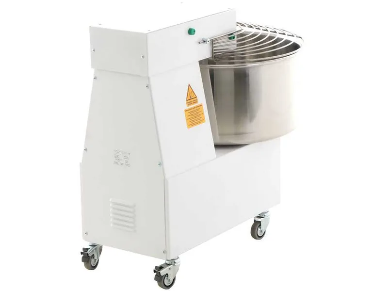 Pétrin à spirale à haut niveau d'hydratation triphasé SPIRALMAC SV44HH 2 vitesses - 44 Kg