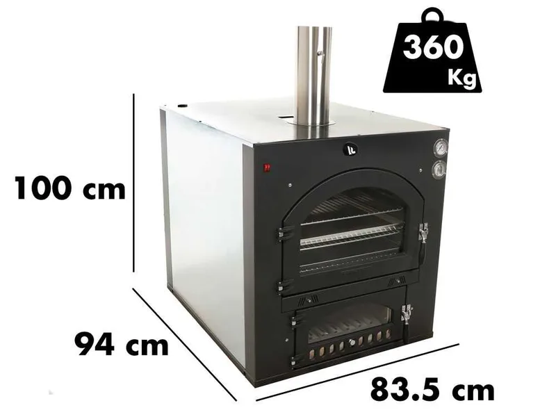 Fontana INC80X54QV - Four à bois encastrable