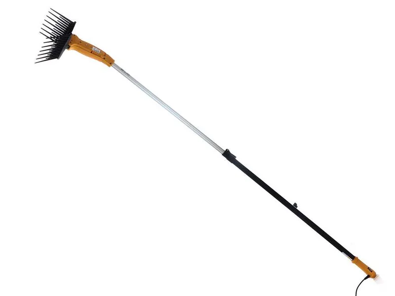Volpi Olytech Dualcomb 13 - Peigne vibreur électrique à batterie (230-350 cm) - perche télescopique