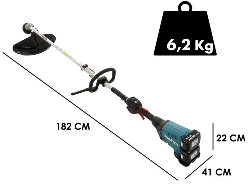 Makita DUX60 - Débroussailleuse à batterie multifonction - 36 V - 3 Ah