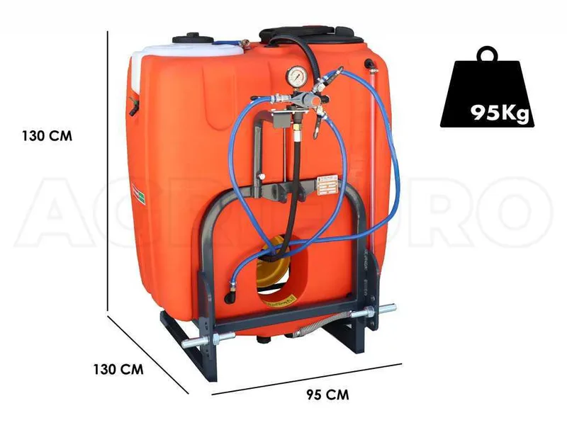 Dal Degan ILEO 300 L - Pulvérisateur porté à tracteur compact - Pompe YP 70