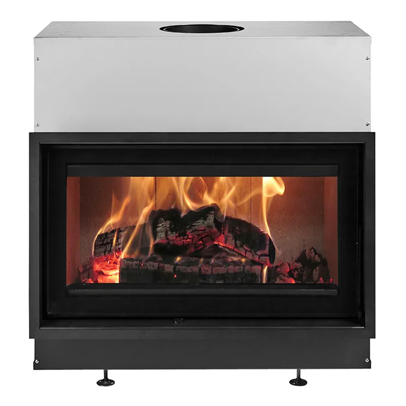 Dovre Vista 802C/V2 insert de cheminée à bois avec plaques de vermiculite dans le foyer