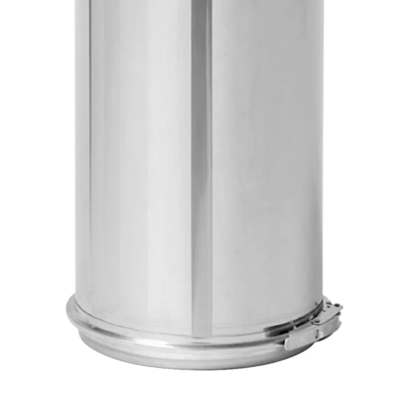 Traversée de mur pour cheminée en acier inoxydable Opsinox 130 mm MD